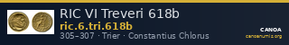 RIC VI Treveri 618b — CANOA