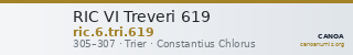 RIC VI Treveri 619 — CANOA
