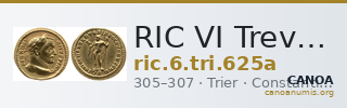 RIC VI Treveri 625a — CANOA
