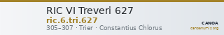 RIC VI Treveri 627 — CANOA