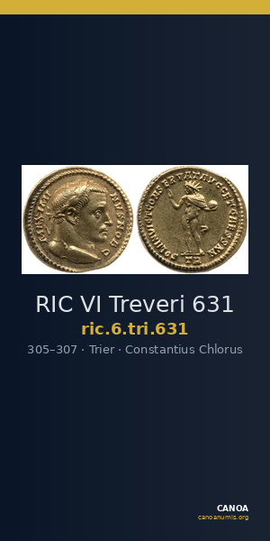RIC VI Treveri 631 — CANOA