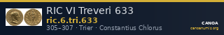 RIC VI Treveri 633 — CANOA