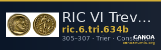RIC VI Treveri 634b — CANOA