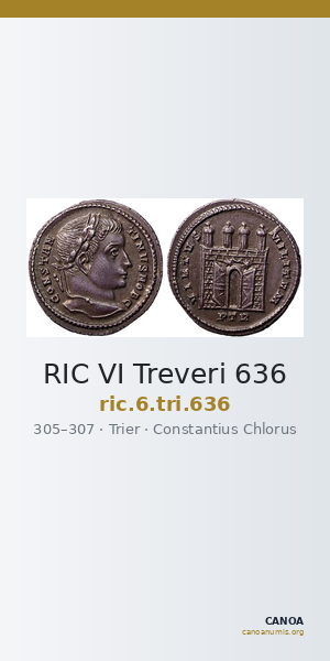 RIC VI Treveri 636 — CANOA