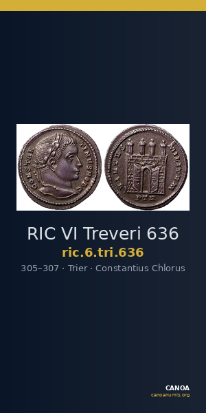 RIC VI Treveri 636 — CANOA