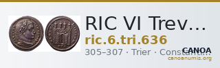 RIC VI Treveri 636 — CANOA