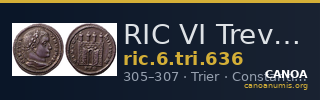 RIC VI Treveri 636 — CANOA