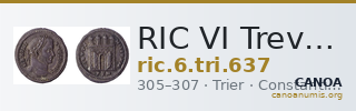 RIC VI Treveri 637 — CANOA