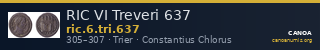 RIC VI Treveri 637 — CANOA