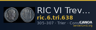 RIC VI Treveri 638 — CANOA