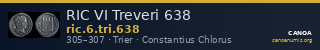 RIC VI Treveri 638 — CANOA