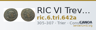 RIC VI Treveri 642a — CANOA