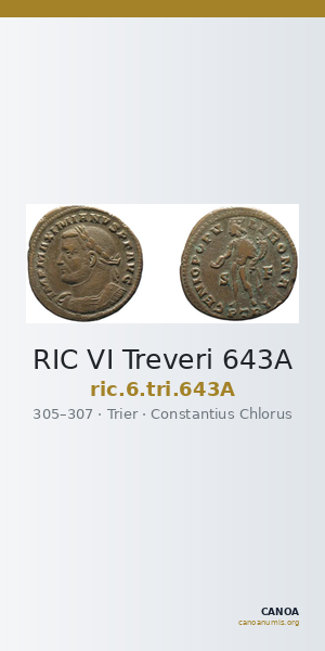 RIC VI Treveri 643A — CANOA