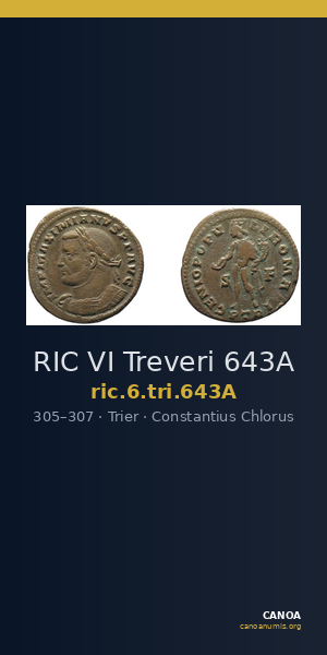 RIC VI Treveri 643A — CANOA