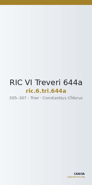 RIC VI Treveri 644a — CANOA