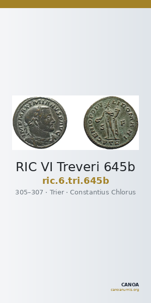 RIC VI Treveri 645b — CANOA
