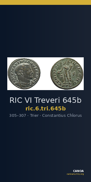 RIC VI Treveri 645b — CANOA