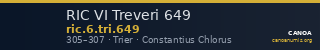 RIC VI Treveri 649 — CANOA