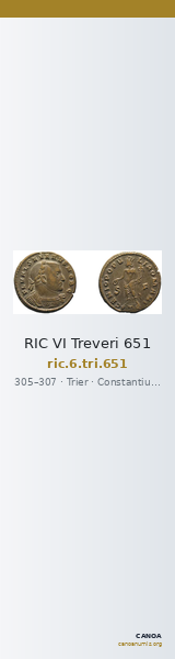RIC VI Treveri 651 — CANOA