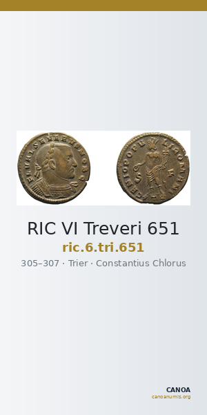 RIC VI Treveri 651 — CANOA