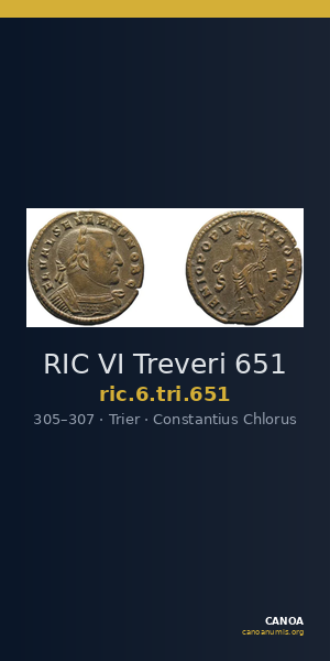 RIC VI Treveri 651 — CANOA