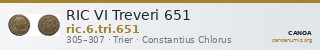 RIC VI Treveri 651 — CANOA