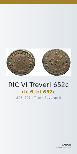 RIC VI Treveri 652c — CANOA
