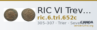 RIC VI Treveri 652c — CANOA