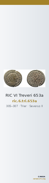 RIC VI Treveri 653a — CANOA
