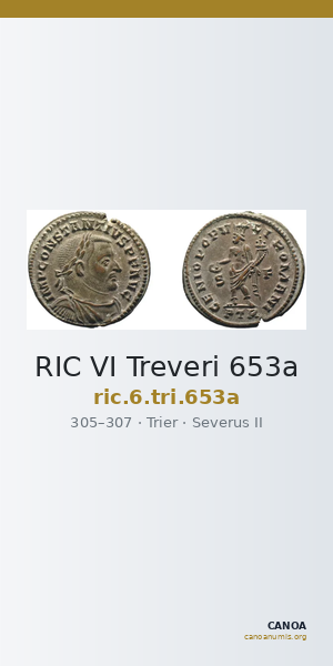 RIC VI Treveri 653a — CANOA