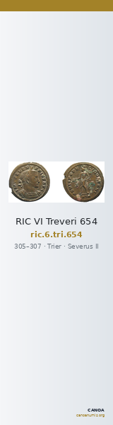 RIC VI Treveri 654 — CANOA