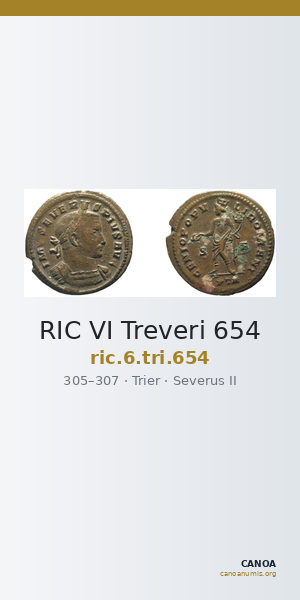 RIC VI Treveri 654 — CANOA