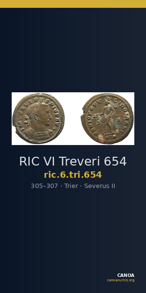 RIC VI Treveri 654 — CANOA