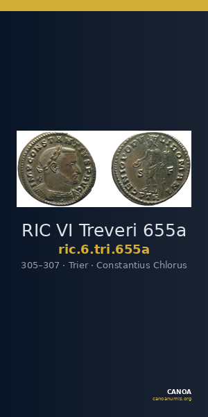 RIC VI Treveri 655a — CANOA