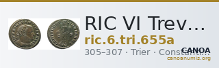 RIC VI Treveri 655a — CANOA