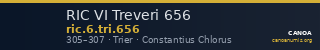 RIC VI Treveri 656 — CANOA