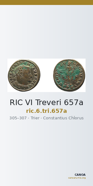 RIC VI Treveri 657a — CANOA