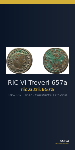 RIC VI Treveri 657a — CANOA
