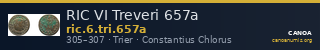 RIC VI Treveri 657a — CANOA