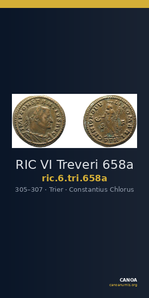 RIC VI Treveri 658a — CANOA