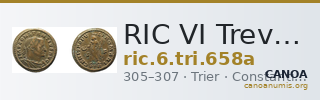 RIC VI Treveri 658a — CANOA