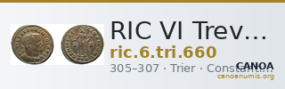 RIC VI Treveri 660 — CANOA