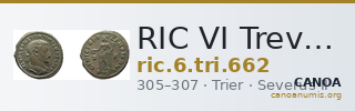 RIC VI Treveri 662 — CANOA