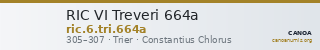 RIC VI Treveri 664a — CANOA