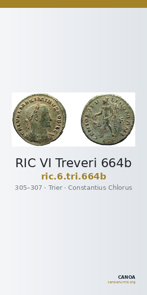 RIC VI Treveri 664b — CANOA