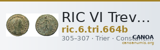 RIC VI Treveri 664b — CANOA
