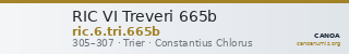 RIC VI Treveri 665b — CANOA