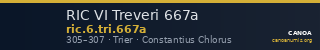 RIC VI Treveri 667a — CANOA