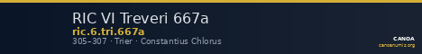 RIC VI Treveri 667a — CANOA