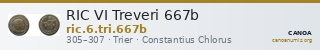 RIC VI Treveri 667b — CANOA